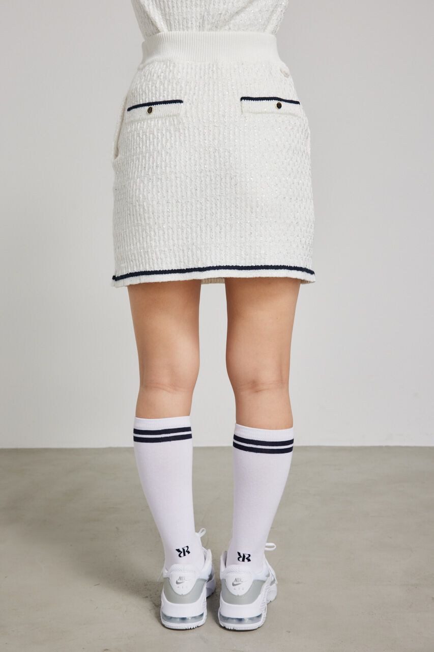 rienda「ニットツイードタイトJW/SK」|スカート|