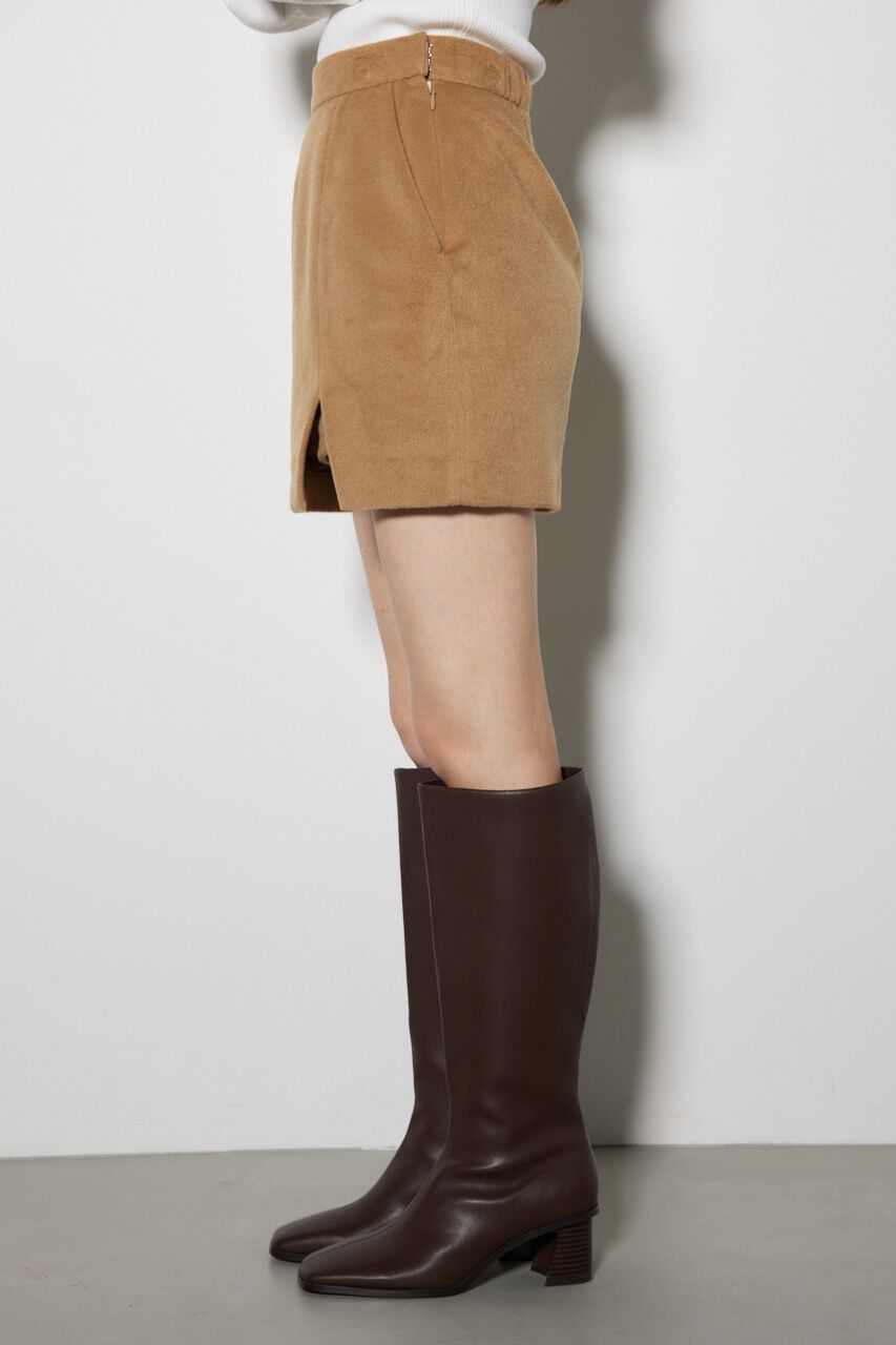 rienda「スリットジャストウエストスコショートパンツ」|スカート|