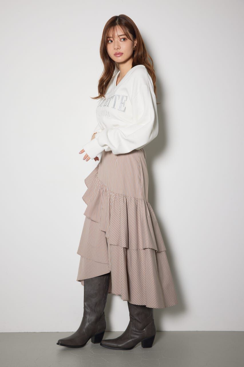 rienda「ボリュームティアードスカート」|スカート|