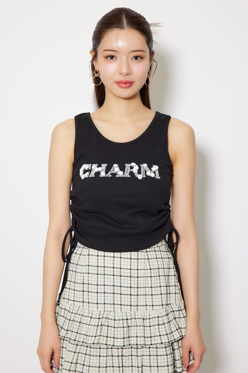 rienda「ビジュードロストタンクトップス」|タンクトップ|