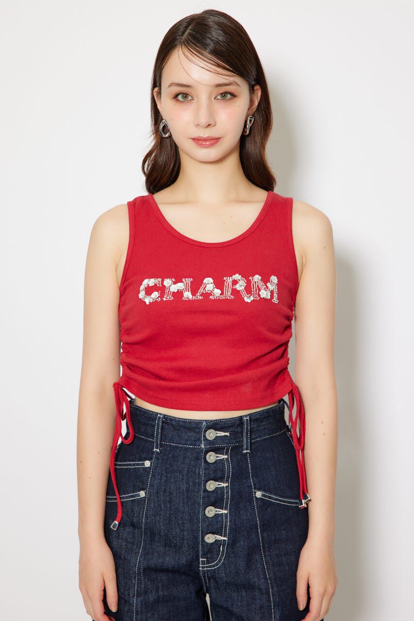 rienda「ビジュードロストタンクトップス」|タンクトップ|