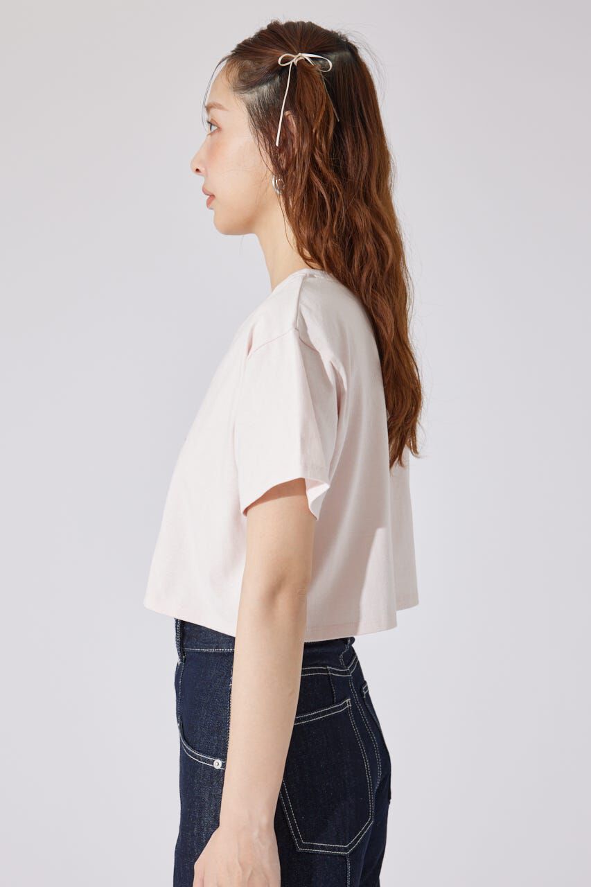 rienda「ラインストーンロゴTシャツ」|Tシャツ・カットソー|