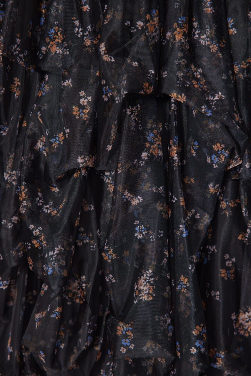 rienda「ランダムタックチュールスカート」|スカート|