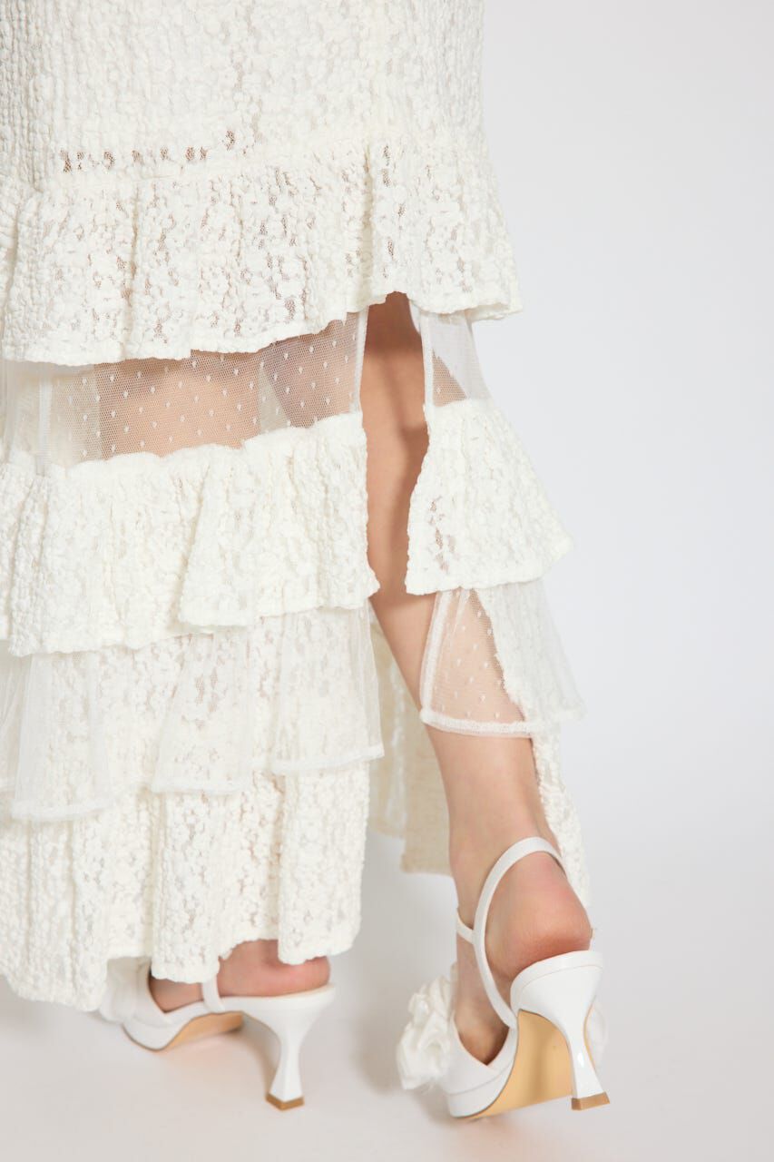 rienda「ティアードレースマーメイドワンピース」|ワンピース|