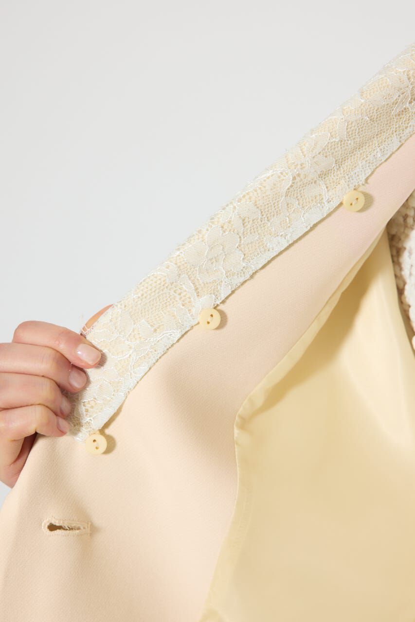 rienda「レースディティール2WAYテーラードジャケット」|その他|