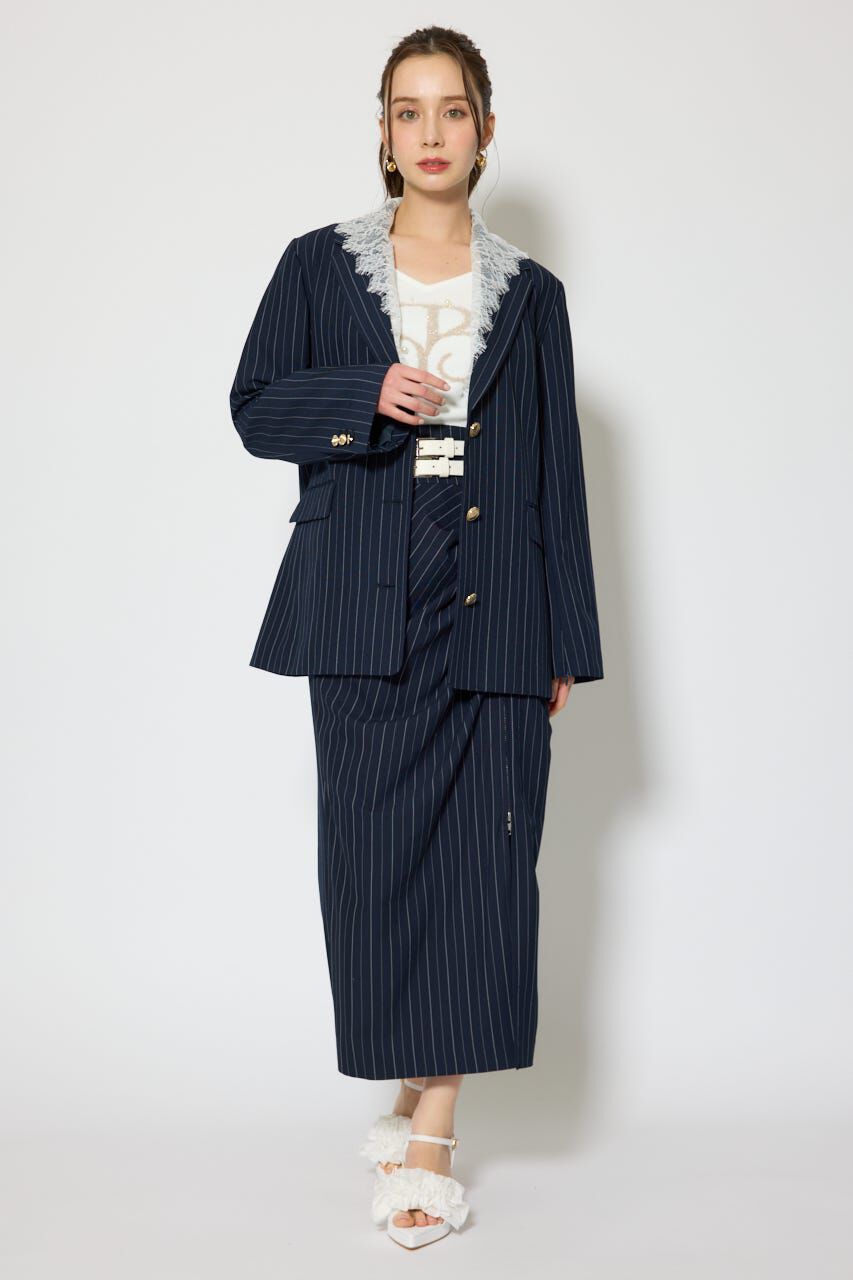 rienda「レースディティール2WAYテーラードジャケット」|その他|