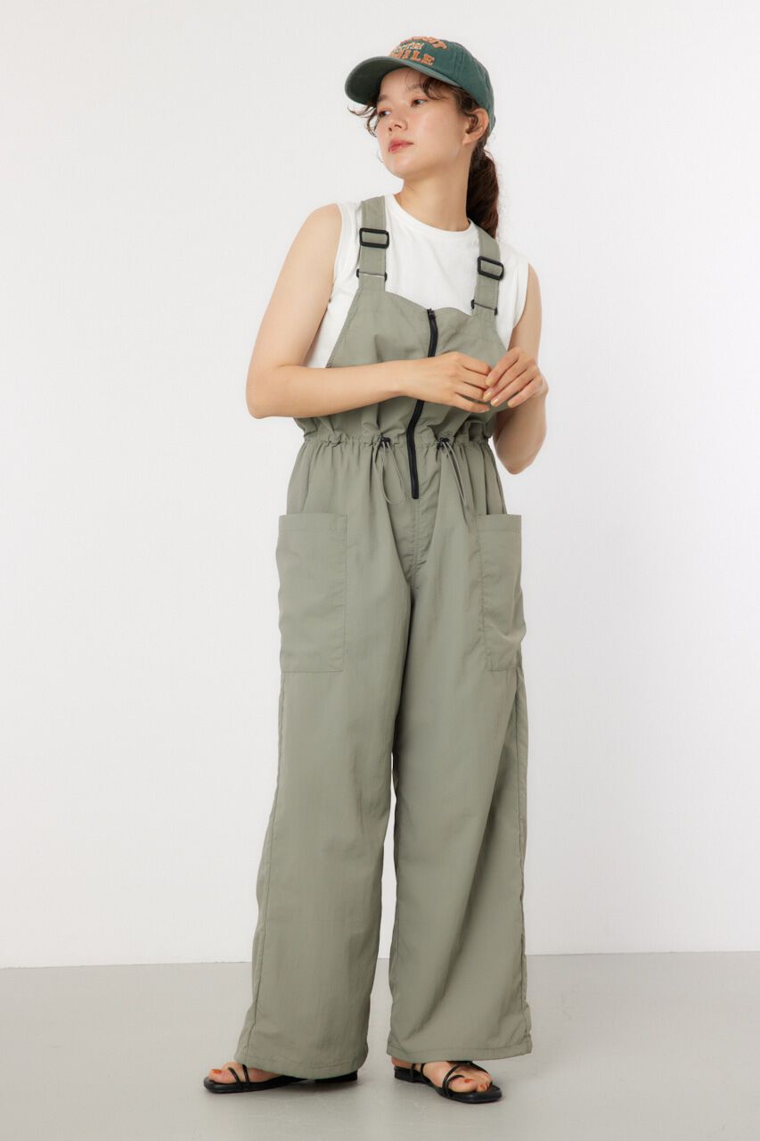 RODEO CROWNS「ウエストシャーリング ナイロンサロペット」|その他|KHA