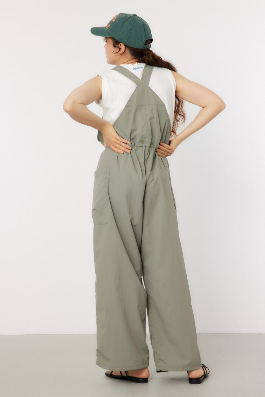 RODEO CROWNS「ウエストシャーリング ナイロンサロペット」|その他|