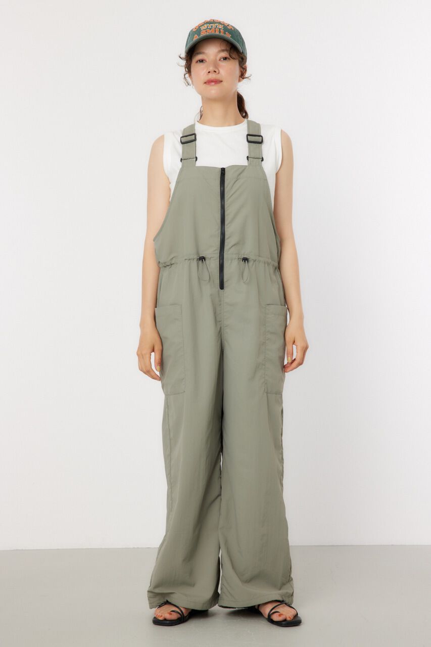 RODEO CROWNS「ウエストシャーリング ナイロンサロペット」|その他|