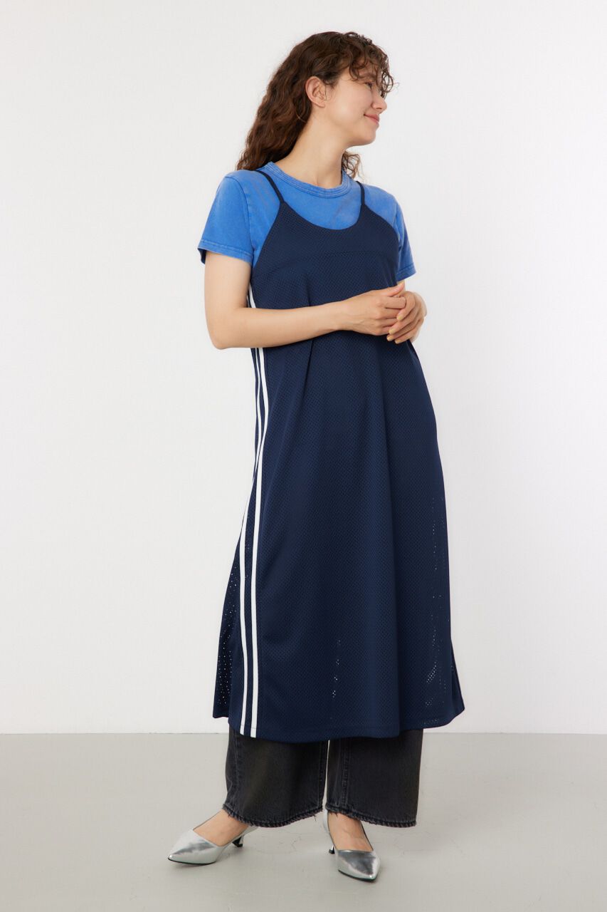 RODEO CROWNS「メッシュ切り替えラインキャミワンピース」|ワンピース|NVY