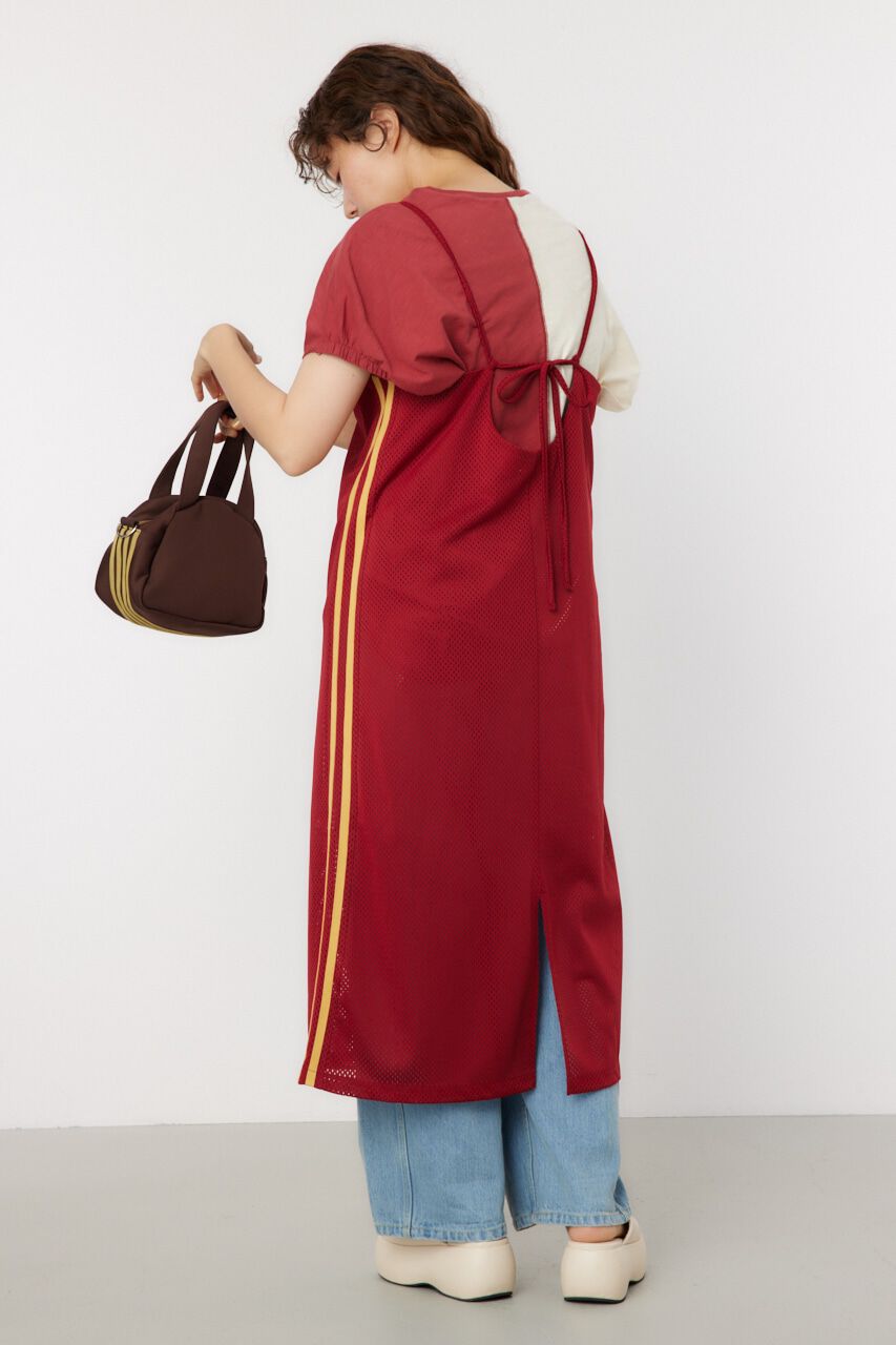 RODEO CROWNS「メッシュ切り替えラインキャミワンピース」|ワンピース|