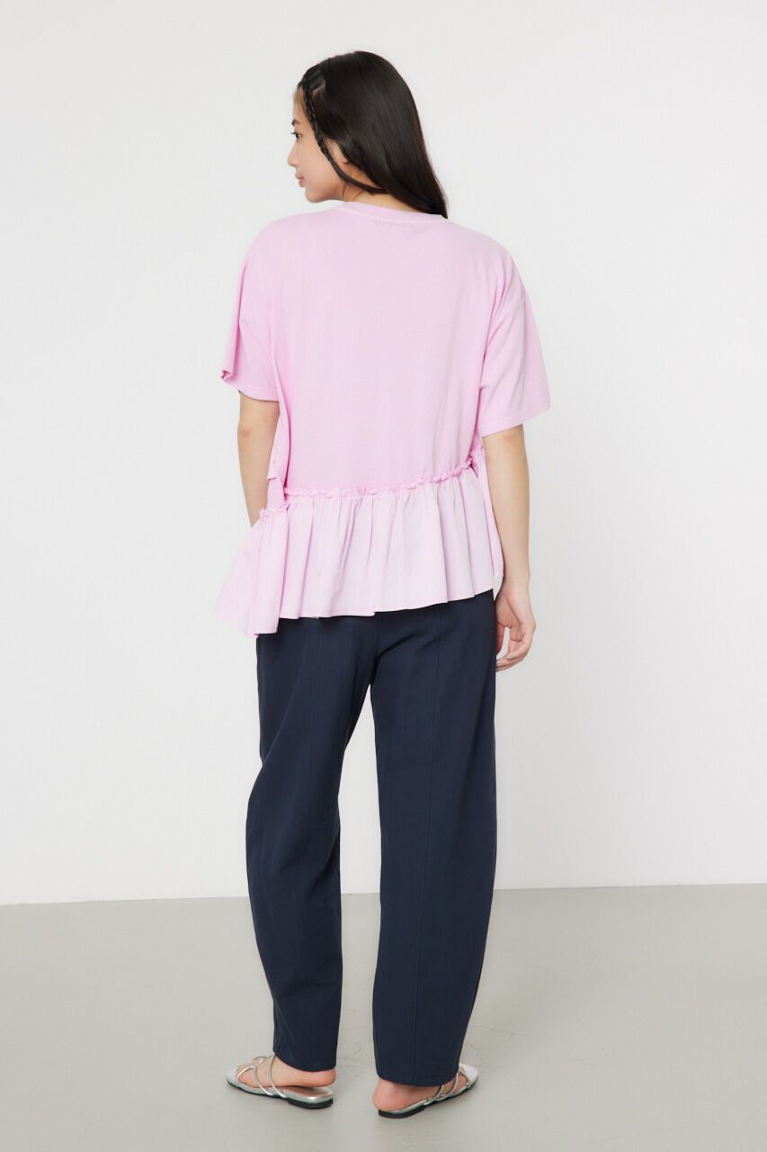 RODEO CROWNS「ピグメントフリルドッキングトップス」|Tシャツ・カットソー|