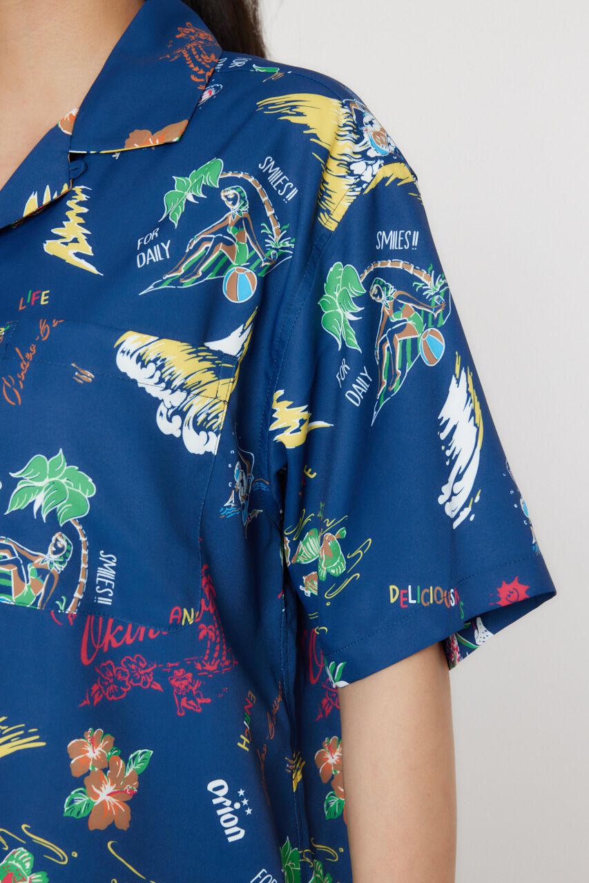 RODEO CROWNS「Orion Beer x RCS ORオープンカラーシャツ」|シャツ・ブラウス|