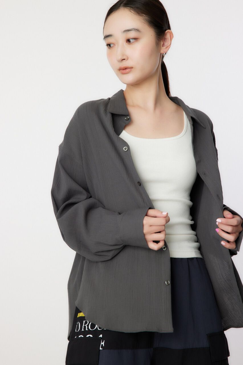 RODEO CROWNS「クレープルーズシャツ」|シャツ・ブラウス|