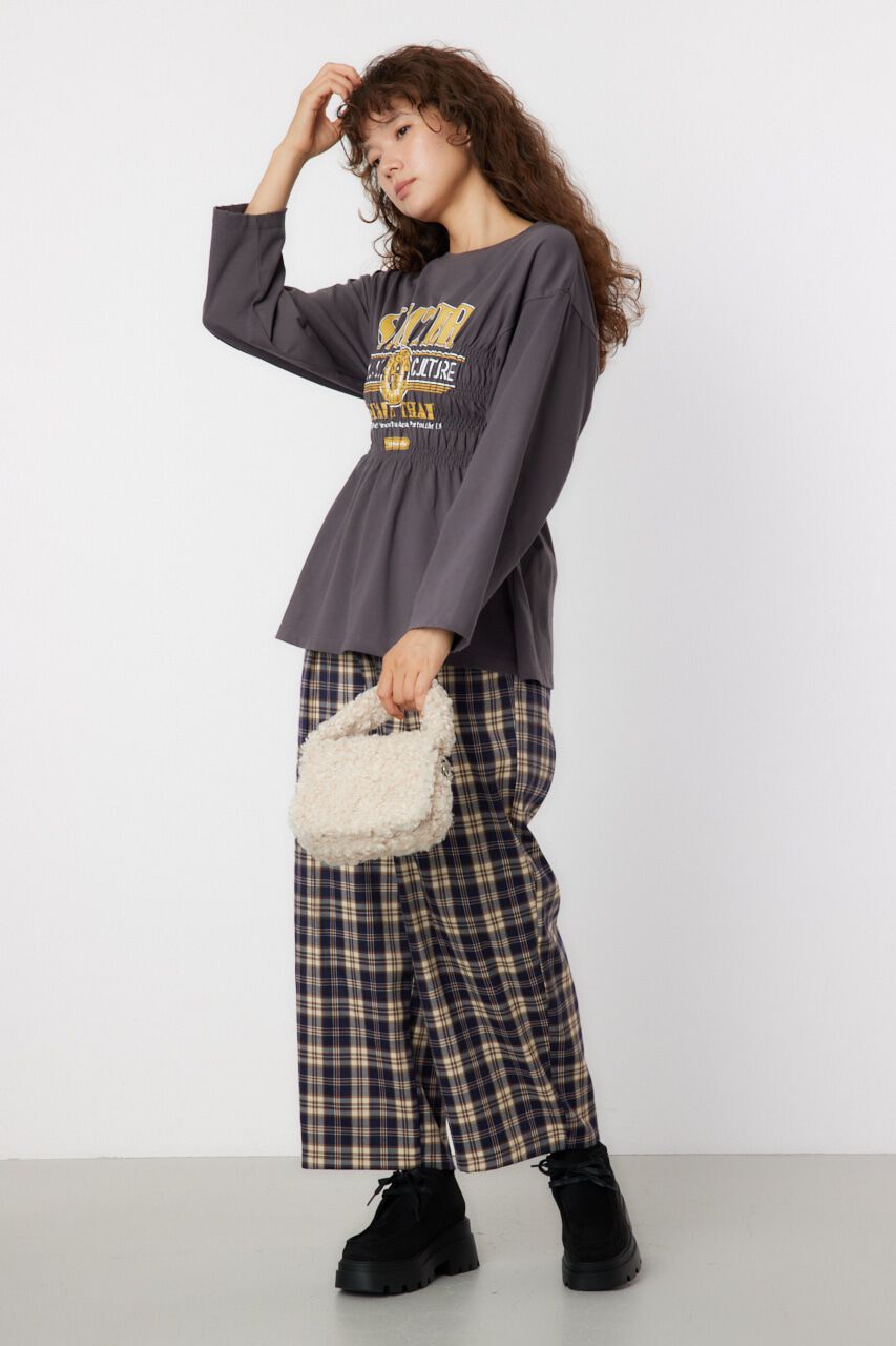 RODEO CROWNS「シャーリングプリントロングTシャツ」|Tシャツ・カットソー|