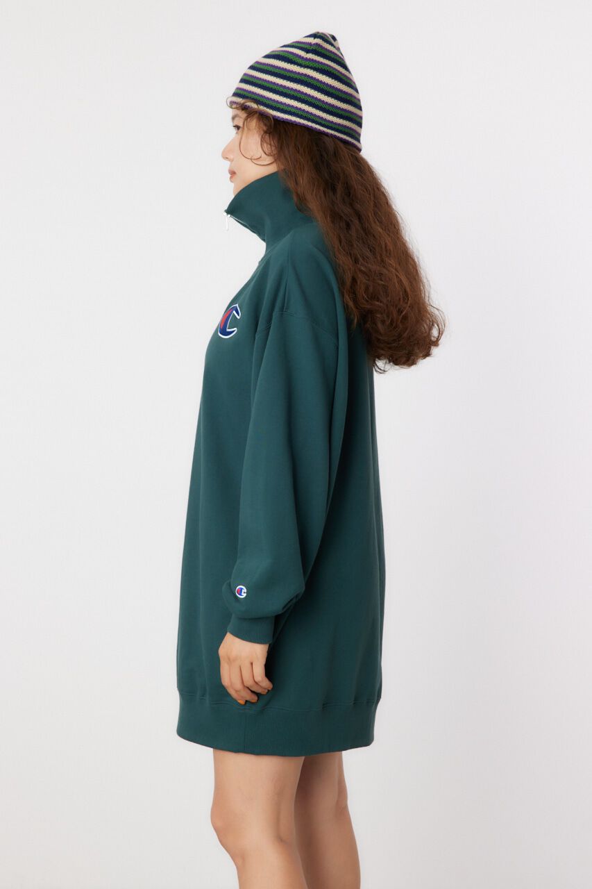 RODEO CROWNS「Champion ハーフジップスウェットワンピース」|ワンピース|