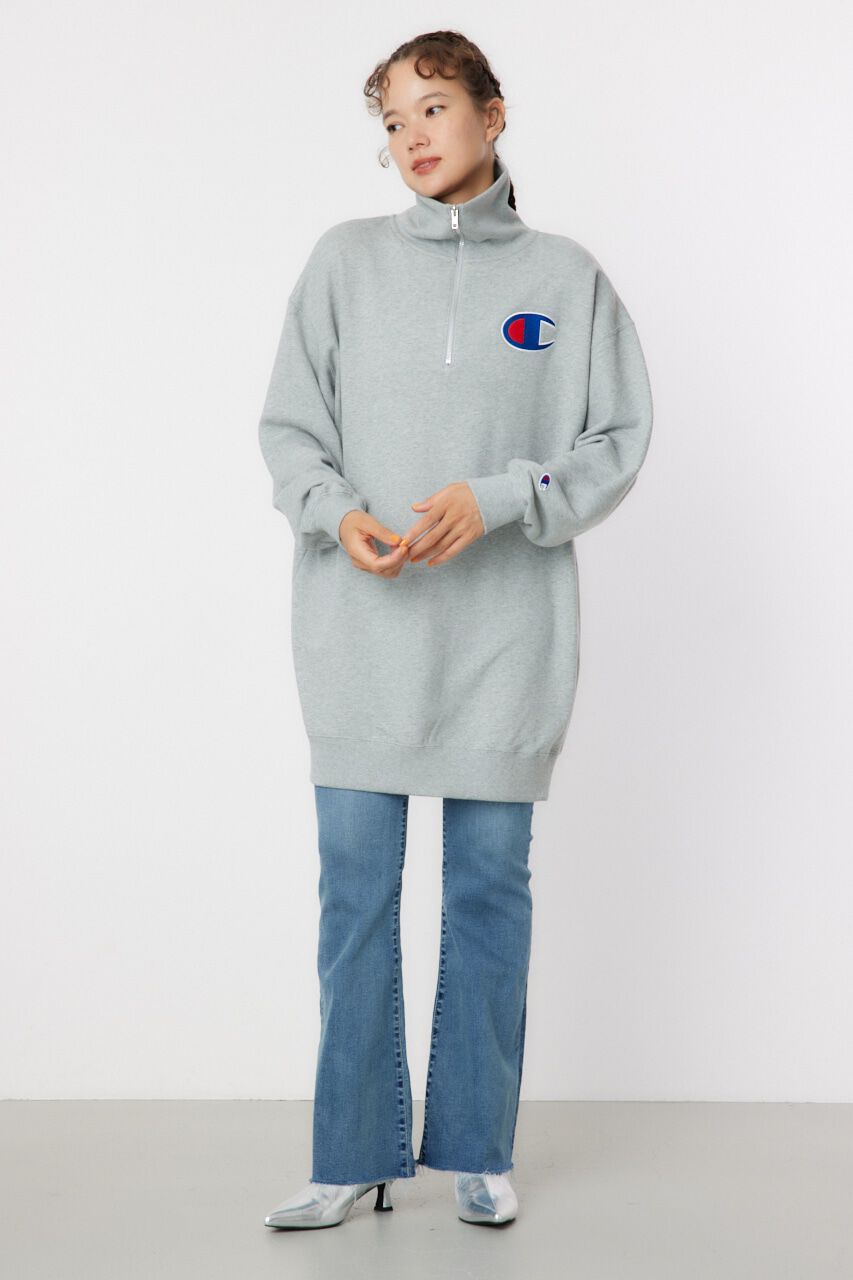 RODEO CROWNS「Champion ハーフジップスウェットワンピース」|ワンピース|