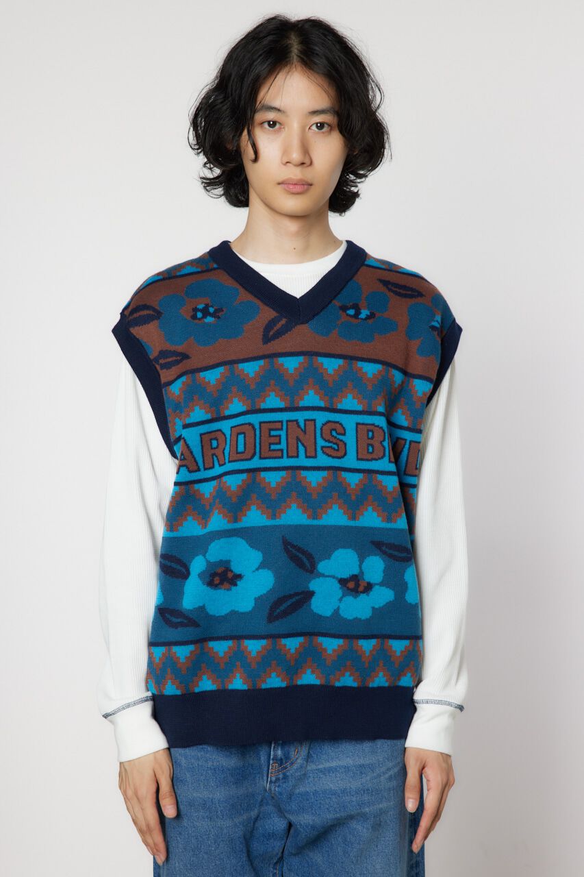 RODEO CROWNS「JQDニットベスト」|ニット・セーター|