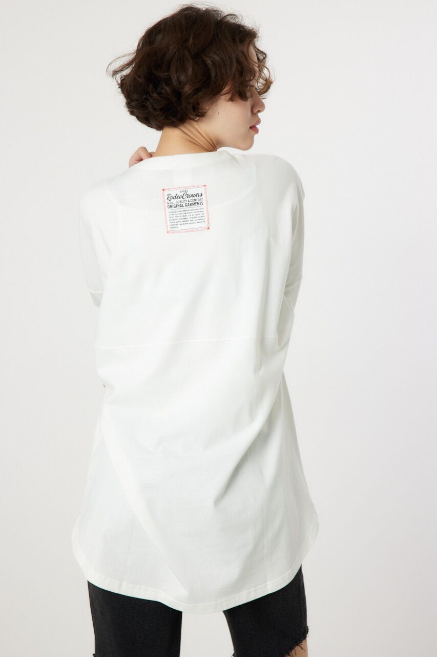 RODEO CROWNS「スクエアネームL/Sワンピース」|ワンピース|