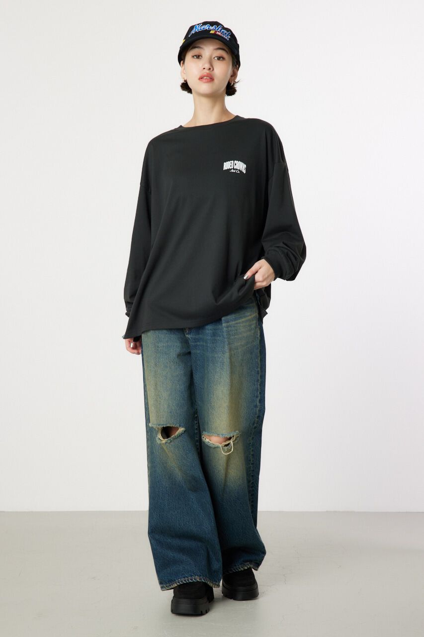 RODEO CROWNS「RCSアップリケロゴL/S Tシャツ」|Tシャツ・カットソー|