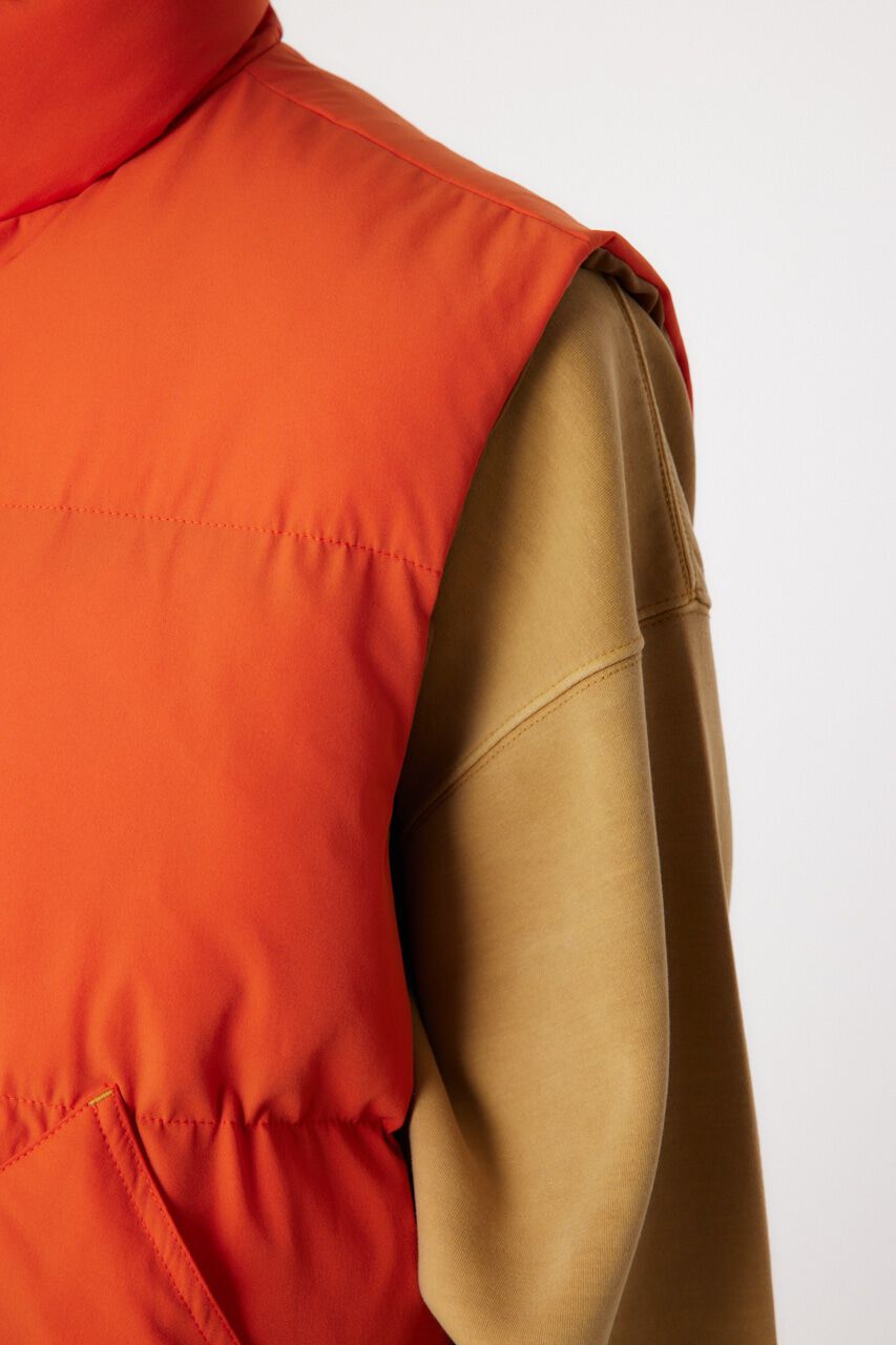 RODEO CROWNS「stand-neck パディングベスト」|ダウンベスト・ベスト|