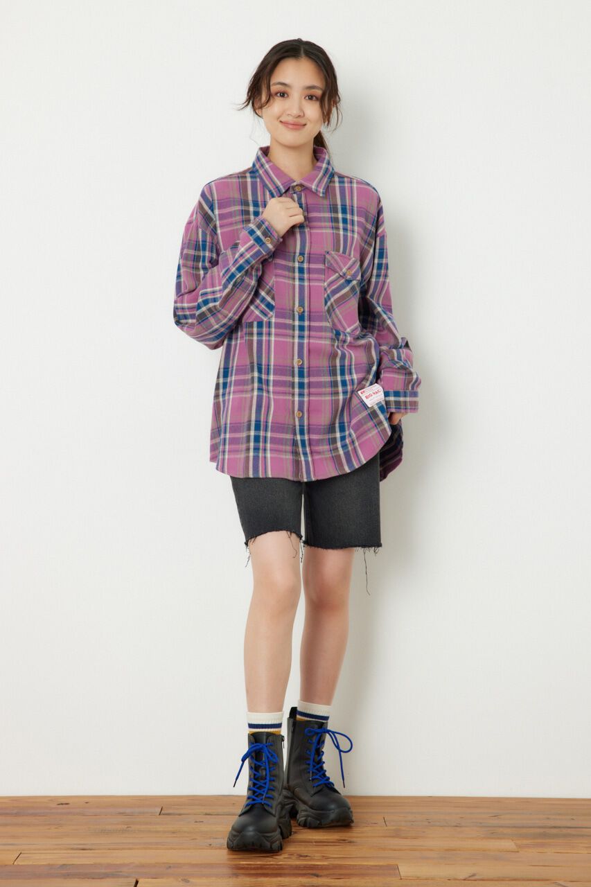 RODEO CROWNS「CHECK OVER シャツ」|シャツ・ブラウス|