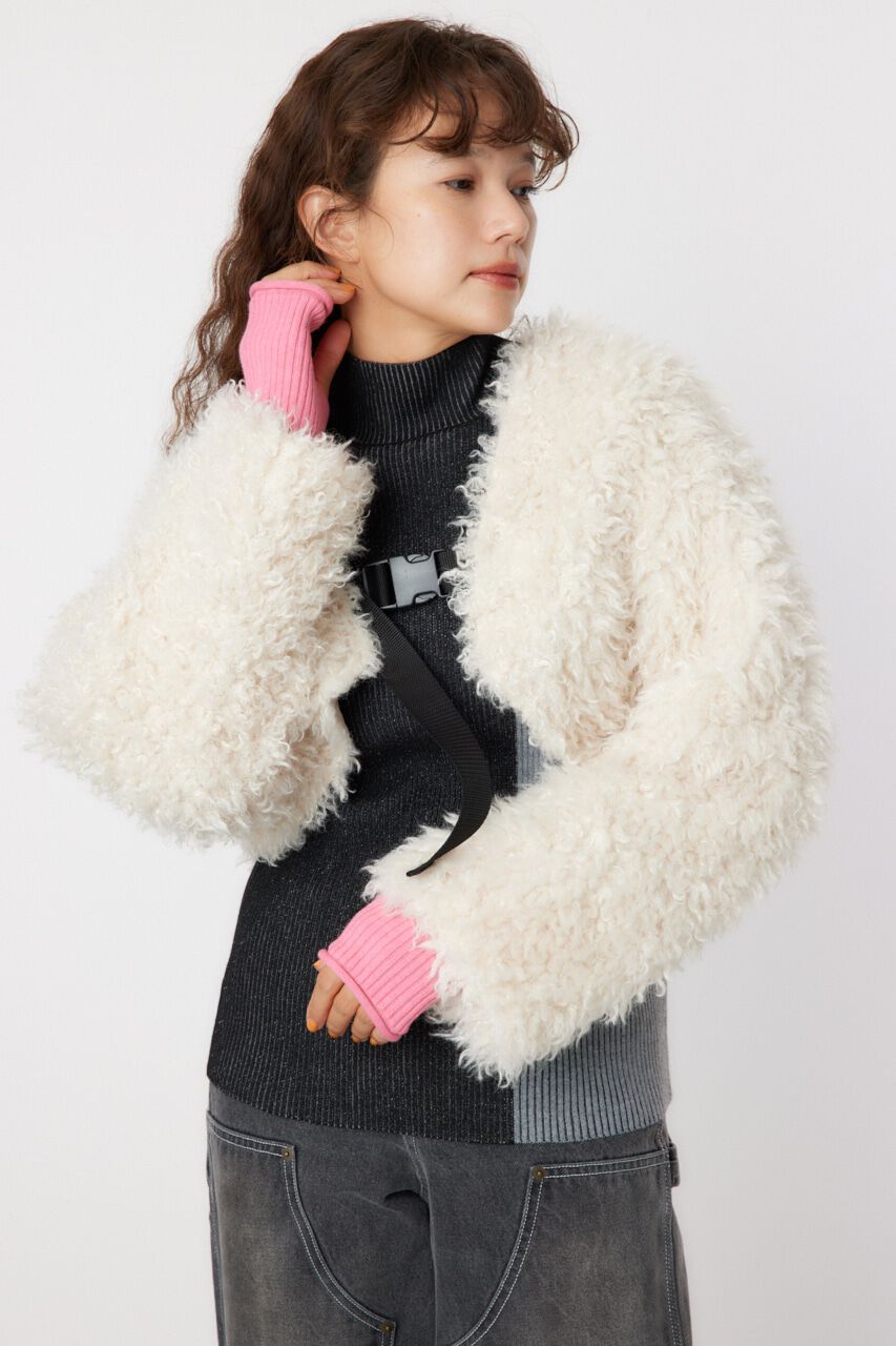 RODEO CROWNS「ボアボレロブルゾン」|その他|IVOY3