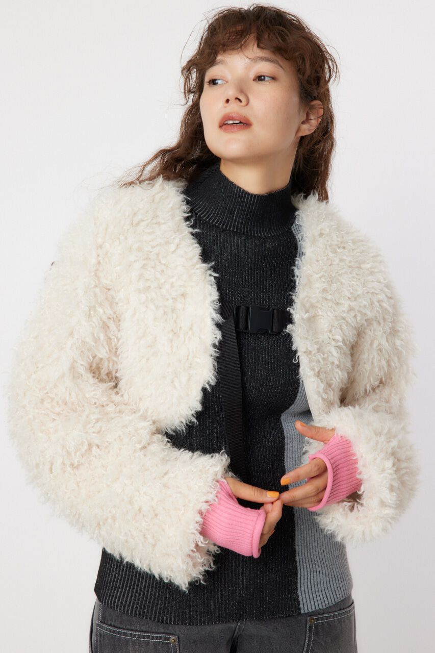 RODEO CROWNS「ボアボレロブルゾン」|その他|