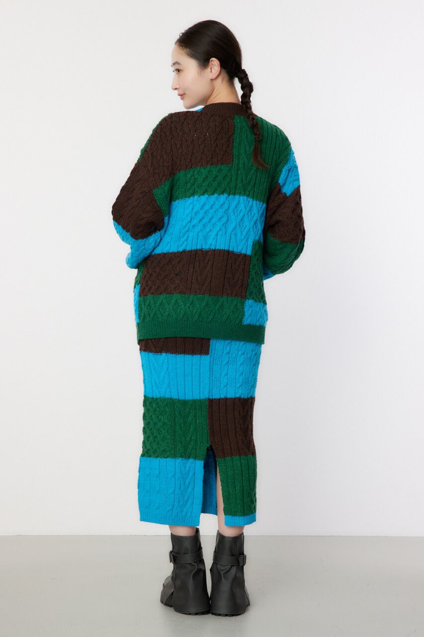 RODEO CROWNS「Custom ケーブルニット スカート」|その他|