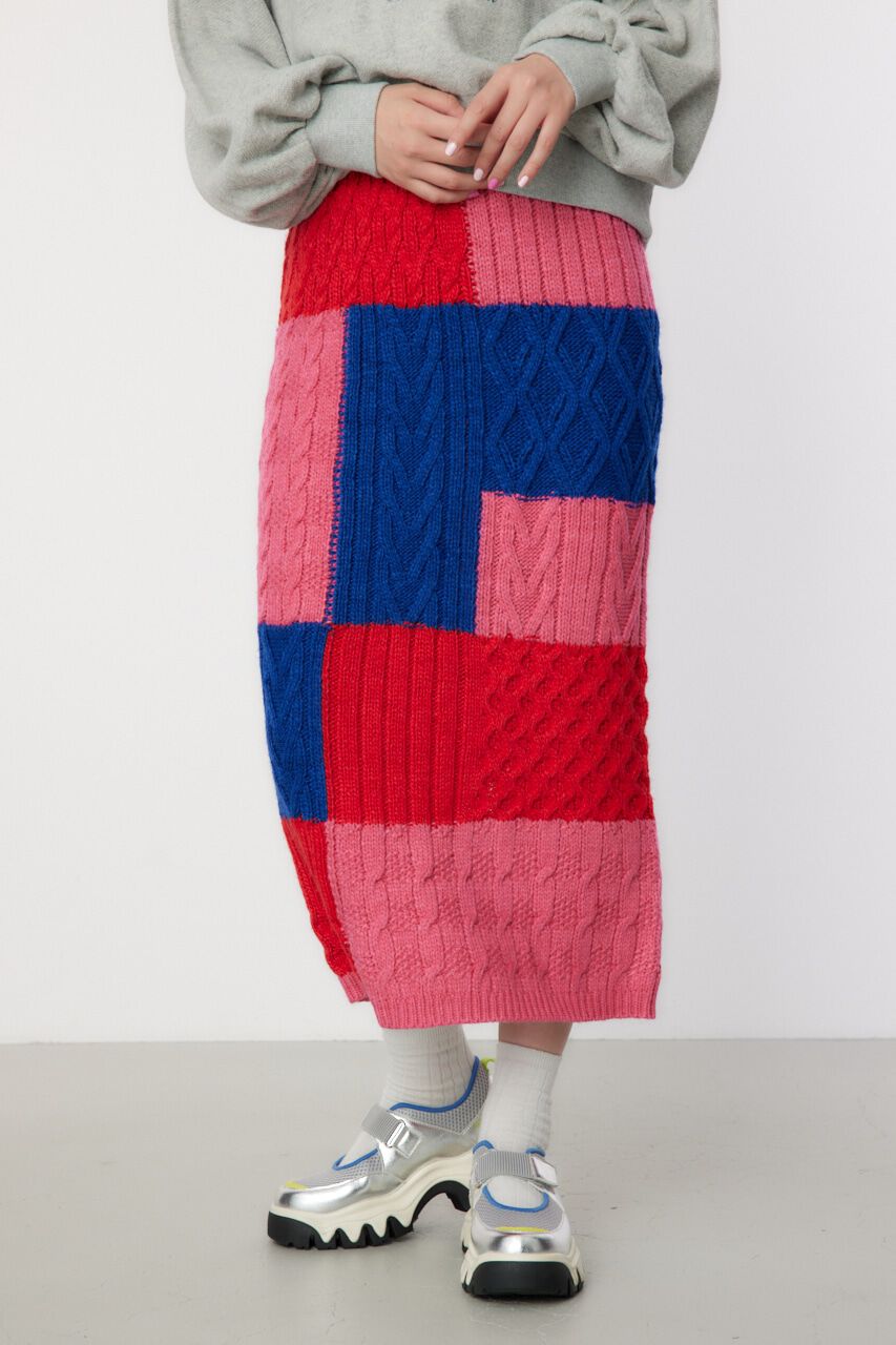 RODEO CROWNS「Custom ケーブルニット スカート」|その他|