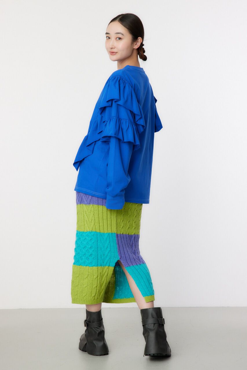 RODEO CROWNS「Custom ケーブルニット スカート」|その他|