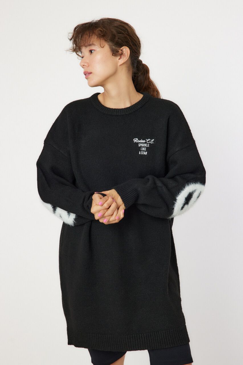 RODEO CROWNS「ラメシャギーロゴニットワンピース」|ワンピース|