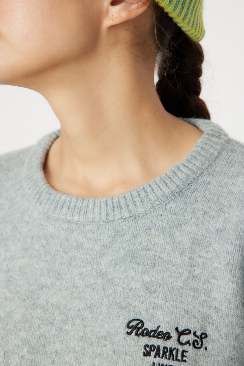 RODEO CROWNS「ラメシャギーロゴニットワンピース」|ワンピース|