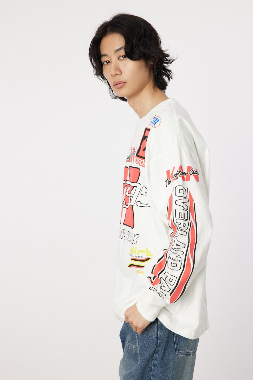 RODEO CROWNS「レーシング ロングスリーブTシャツ」|Tシャツ・カットソー|