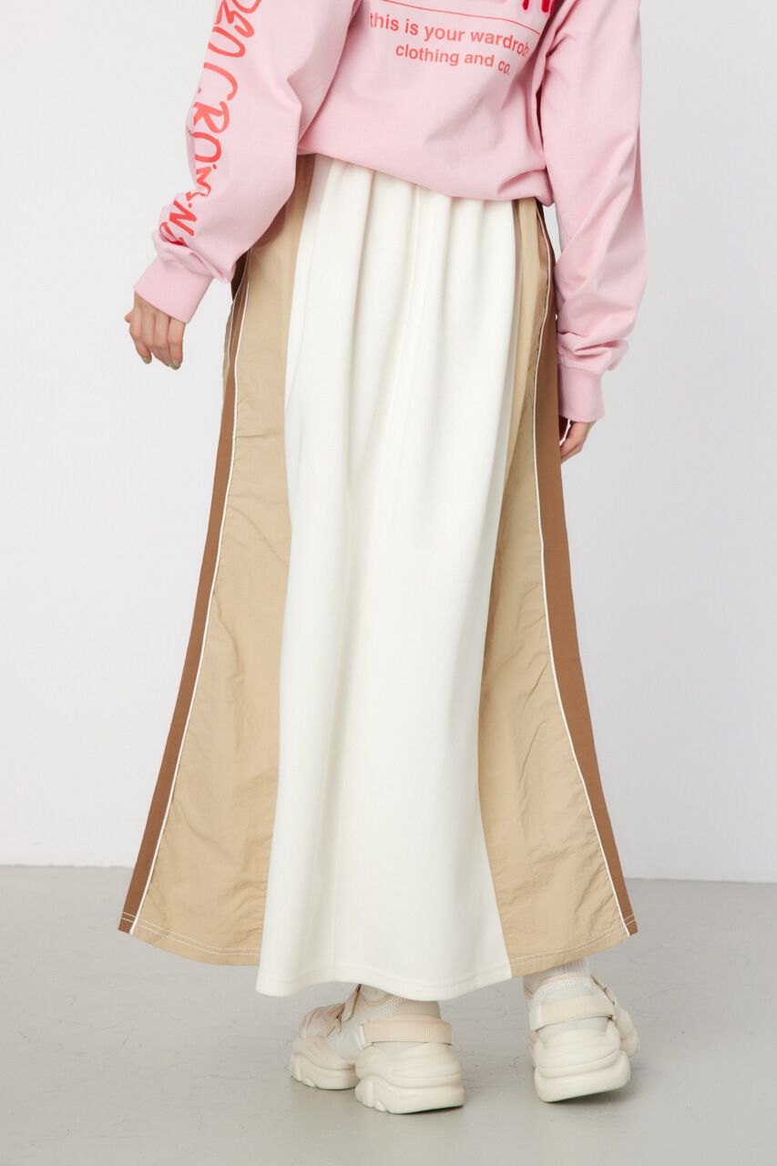 RODEO CROWNS「ナイロン&times;ジャージスカート」|スカート|