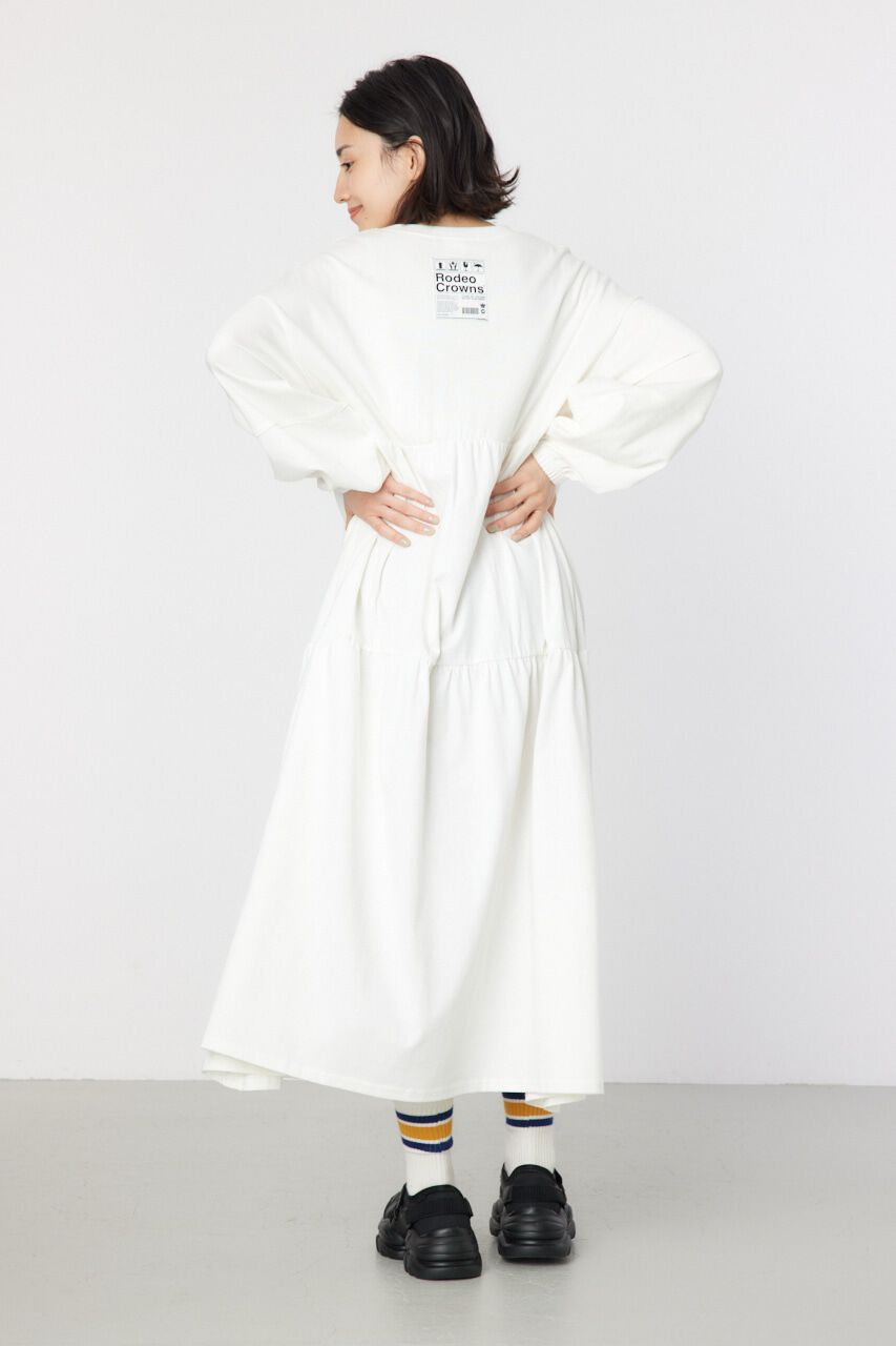RODEO CROWNS「ネームパッチティアードマキシワンピース」|ワンピース|
