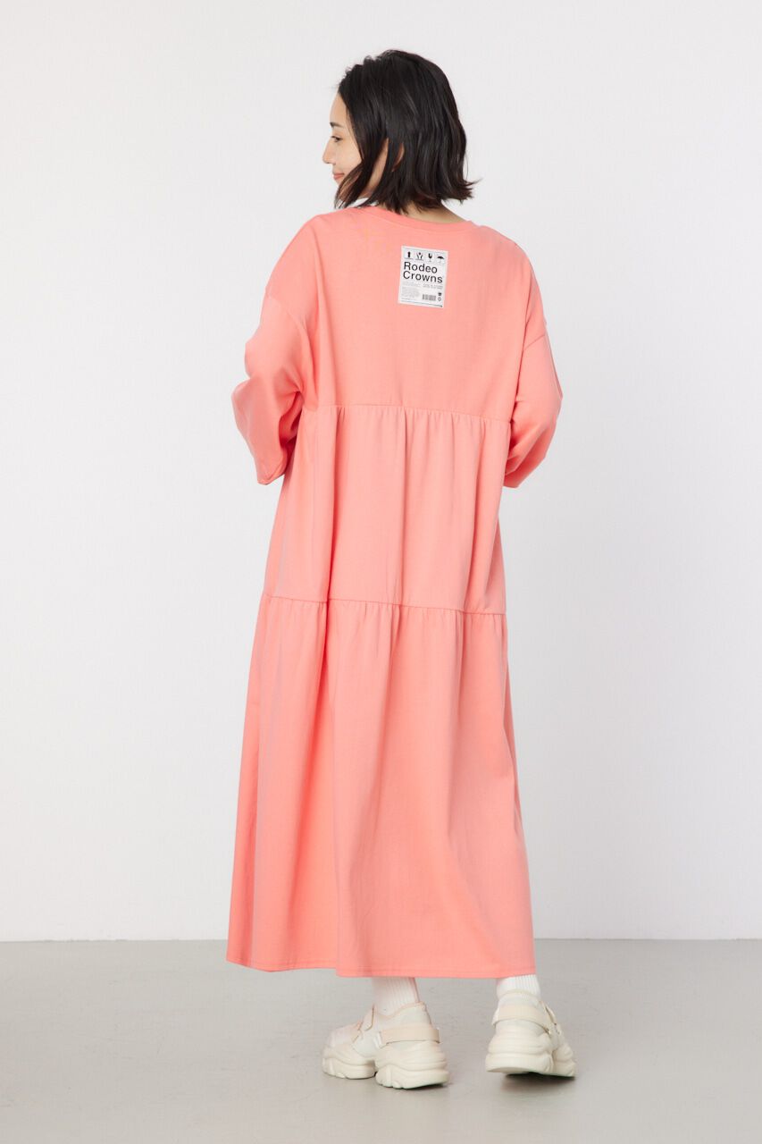 RODEO CROWNS「ネームパッチティアードマキシワンピース」|ワンピース|