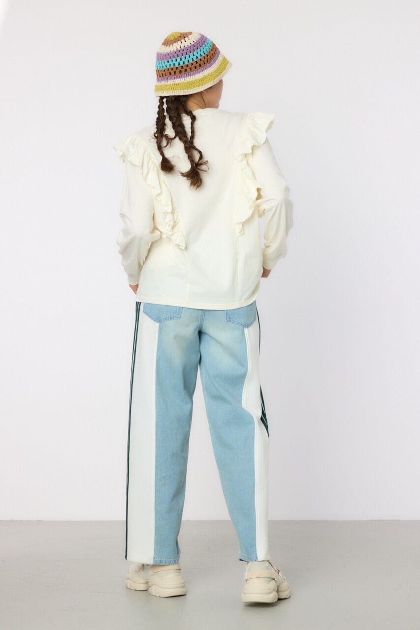 RODEO CROWNS「HERCHEYフリル ロングスリーブTシャツ」|Tシャツ・カットソー|