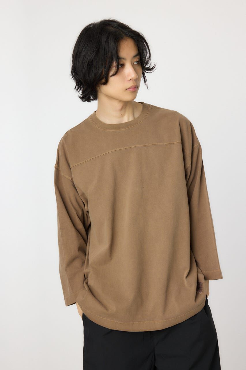 RODEO CROWNS「ピグメントフットボール7分袖Tシャツ」|Tシャツ・カットソー|BRN