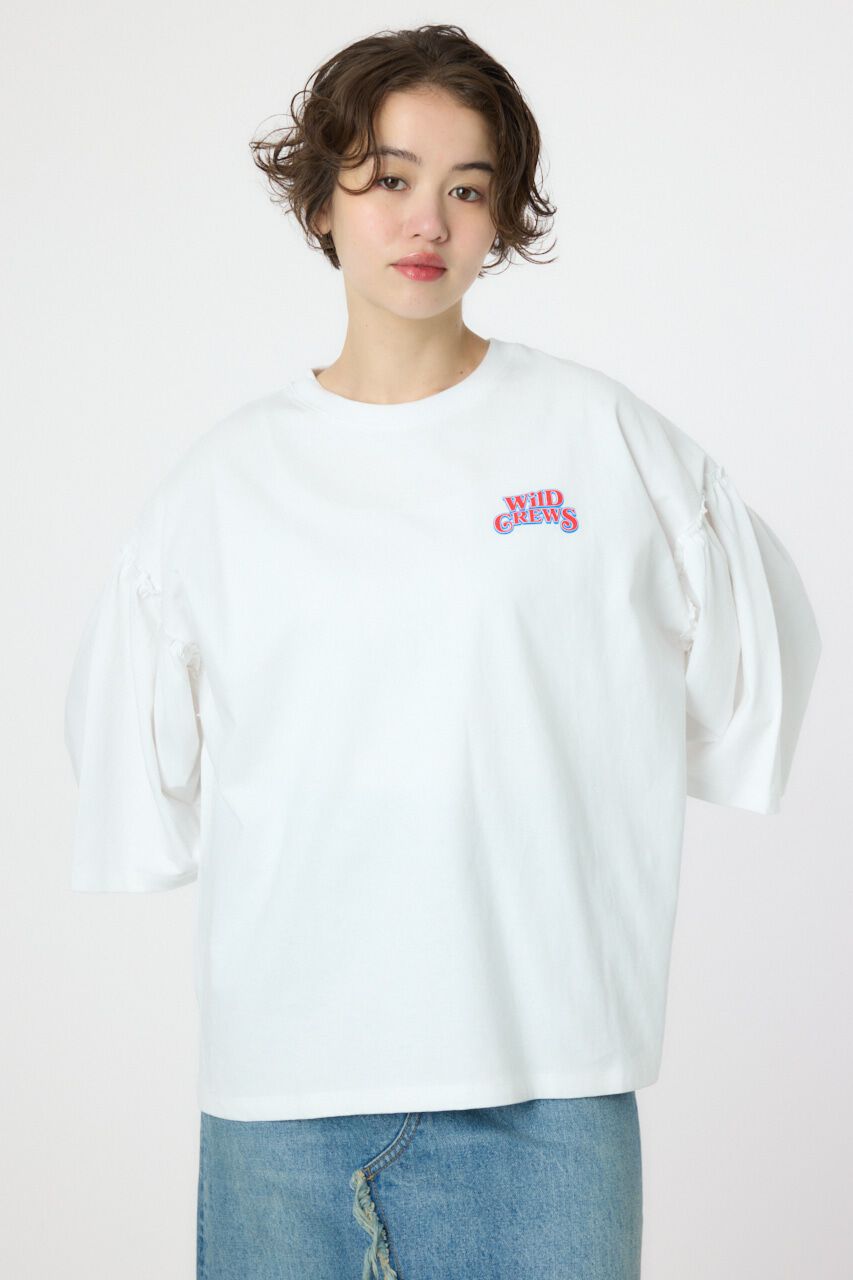 RODEO CROWNS「アソートグラフィックフリル袖 Tシャツ」|Tシャツ・カットソー|