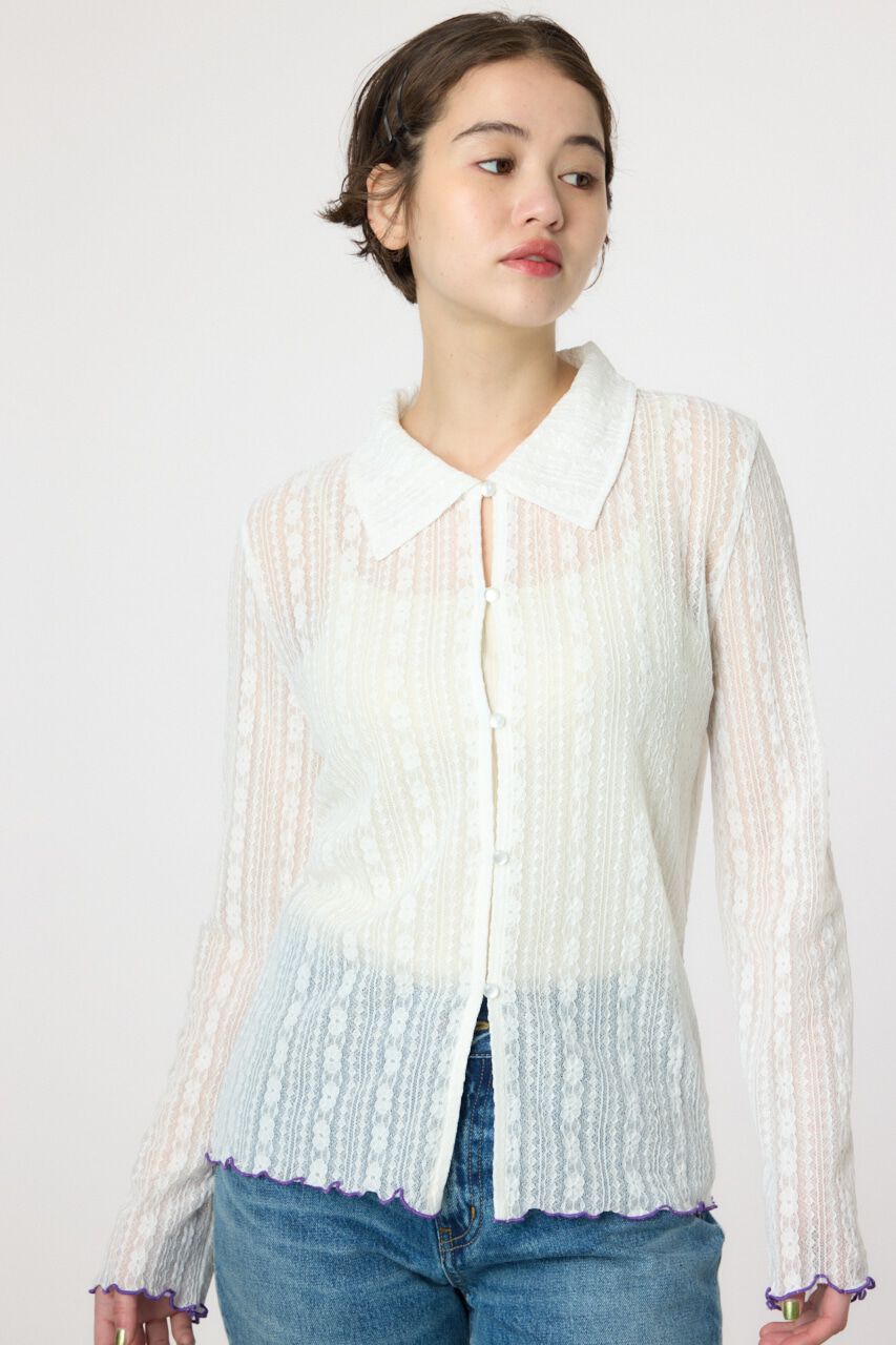 RODEO CROWNS「POINT COLOR シアーシャツ」|Tシャツ・カットソー|