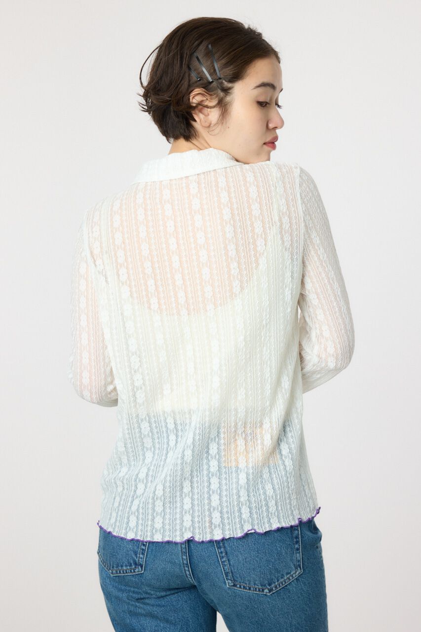 RODEO CROWNS「POINT COLOR シアーシャツ」|Tシャツ・カットソー|