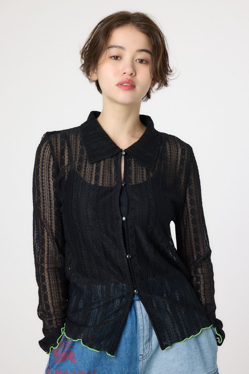 RODEO CROWNS「POINT COLOR シアーシャツ」|Tシャツ・カットソー|