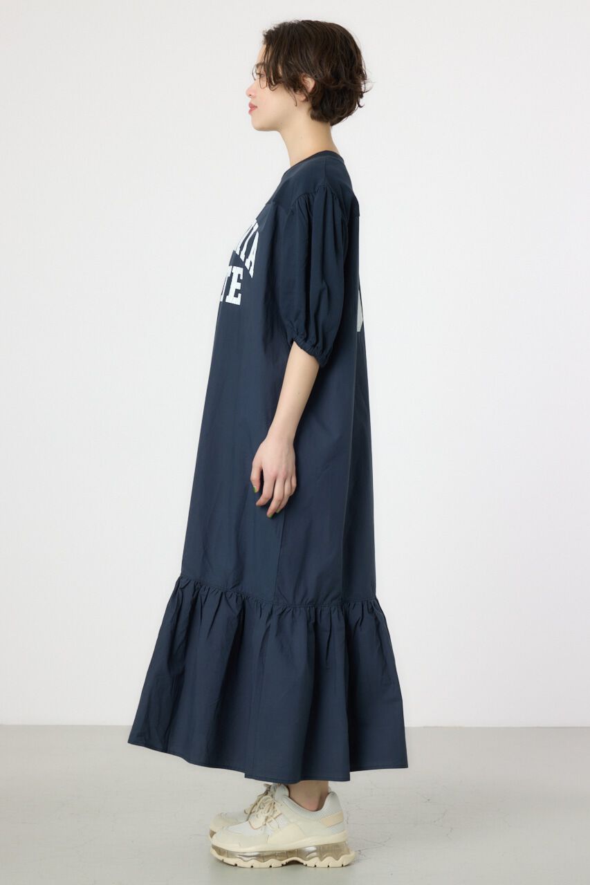 RODEO CROWNS「カレッジ 切替 パフスリーヴ ワンピース」|ワンピース|