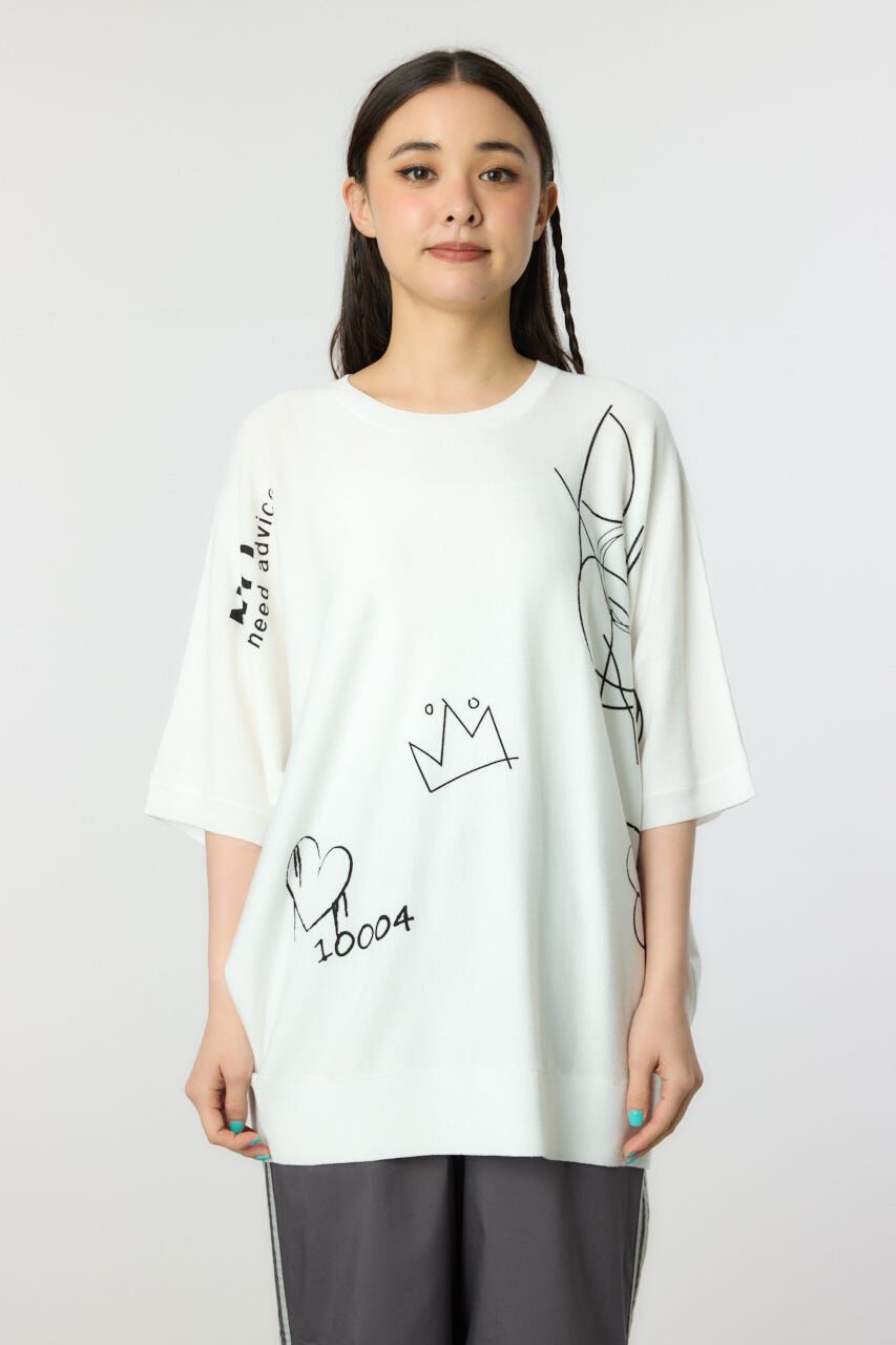 RODEO CROWNS「ラクガキドルマンニット」|ニット・セーター|