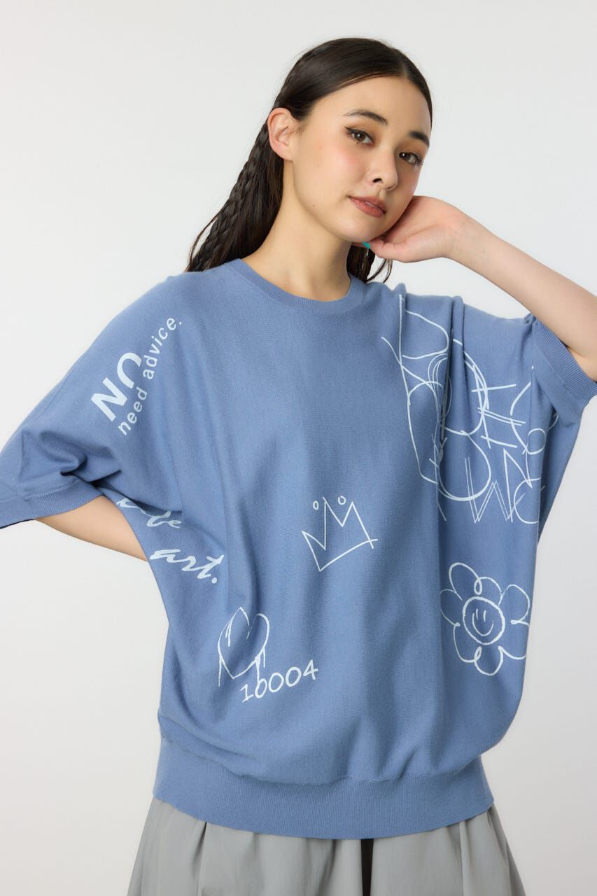 RODEO CROWNS「ラクガキドルマンニット」|ニット・セーター|