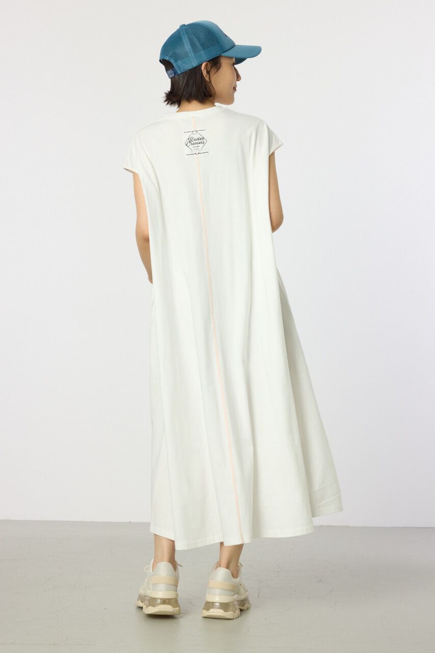 RODEO CROWNS「配色ステッチノースリーブワンピース」|ワンピース|