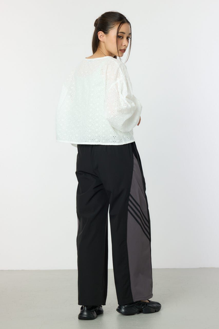 RODEO CROWNS「ノーカラーレースカーディガン」|シャツ・ブラウス|