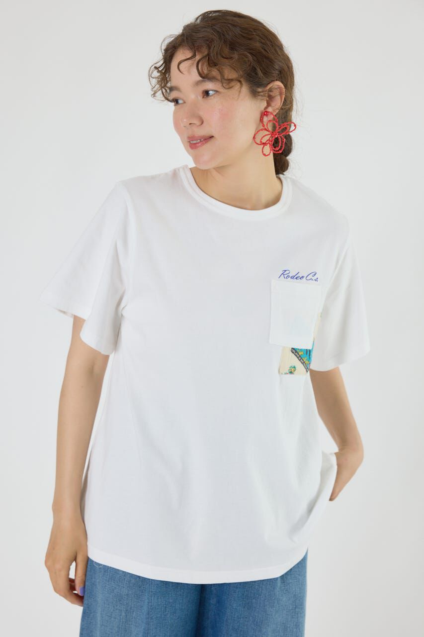 RODEO CROWNS「バックリボンアロハTシャツ」|Tシャツ・カットソー|