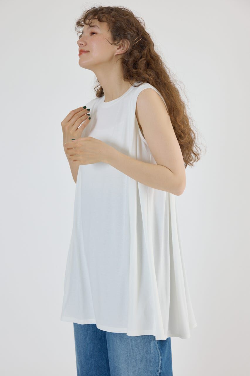 RODEO CROWNS「T/F ノースリーブチュニック」|タンクトップ|